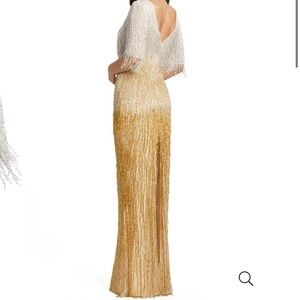Mac Duggal gold gown. Size 12